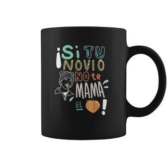 Si Tu Novio No Te Mama Emoji Trap Bunny Perreo Coffee Mug | Favorety CA