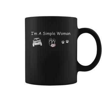 I Am A Simple Woman With Jeep Coffee Mug | Favorety CA