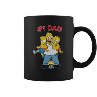 The Simpsons Cuddle Number One Dad Coffee Mug | Favorety