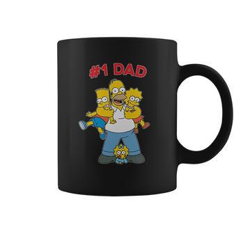 The Simpsons Cuddle Number One Dad Mens Coffee Mug | Favorety CA