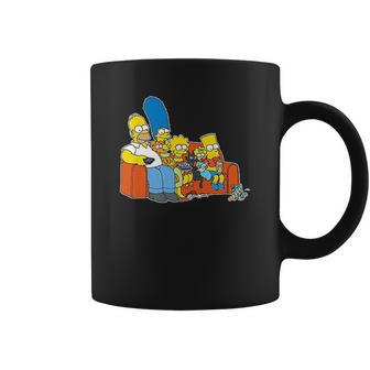 The Simpsons Homer Marge Maggie Bart Lisa Simpson Couch Coffee Mug | Favorety DE