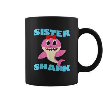 Sister Shark Baby Shark Birthday Coffee Mug | Favorety