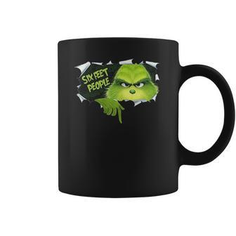 Six Feet People Grinch Funny Xmas Christmas Coffee Mug | Favorety CA