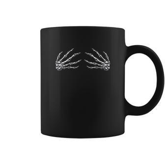 Skeleton Hands Bobs Funny Halloween Coffee Mug | Favorety CA