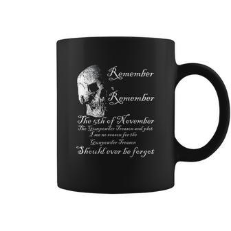 Skull 5Th Of November Guy Fawkes Quote Coffee Mug | Favorety UK