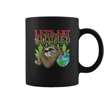 Sloth Marijuana Thc Cannabis Leaf Stoner Gift Coffee Mug | Favorety AU