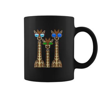 Smiling Giraffes Wearing Sunglasses Coffee Mug | Favorety AU