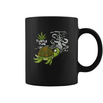 Smoking High Turtle Funny Weed 420 Marijuana Joint Stoner Coffee Mug | Favorety