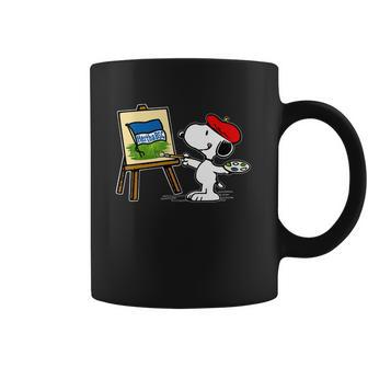 Snoopy Drawing Hertha Bsc Coffee Mug | Favorety