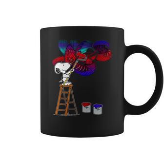 Snoopy Drawing Yes Band Coffee Mug | Favorety CA