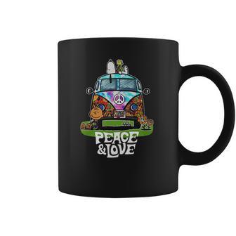 Snoopy Peace And Love Shirt Coffee Mug | Favorety