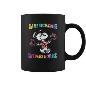 Snoopy All We Are Saying Is Give Peace A Chance Coffee Mug | Favorety CA