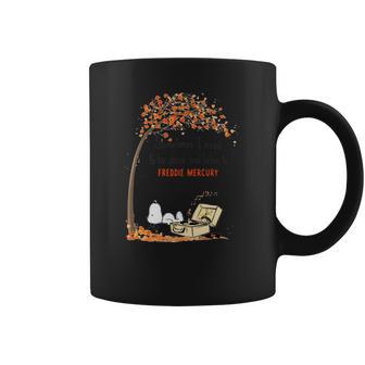 Snoopy Sometimes I Need To Be Alone And Listen Freddie Mercury Shirt Coffee Mug | Favorety