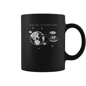 Social Distancing Aliens Distance Coffee Mug | Favorety CA