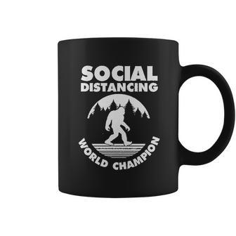 Social Distancing Bigfoot Coffee Mug | Favorety CA