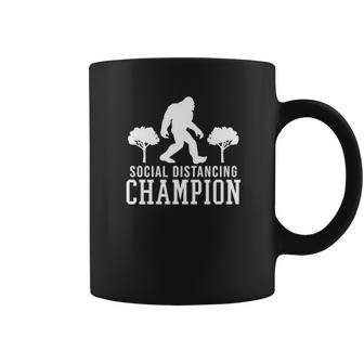 Social Distancing Champ Graphic Coffee Mug | Favorety CA