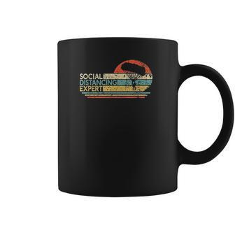 Social Distancing Expert Skydiving Vintage Sky Diver Gift Coffee Mug | Favorety DE