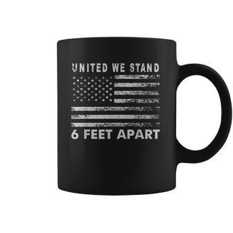 Social Distancing United We Stand 6 Feet Apart Coffee Mug | Favorety