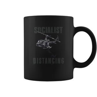 Socialism Distancing Helicopter Coffee Mug | Favorety CA