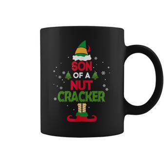 Son Of A Nutcracker Elf Funny Christmas Apparel For Kids Coffee Mug | Favorety DE