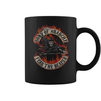 Sons Of Anarchy Fear The Reaper Flamed Logo Coffee Mug | Favorety CA