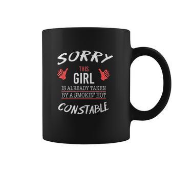 Sorry This Girl Is Taken By Hot Constable Funny Coffee Mug | Favorety UK