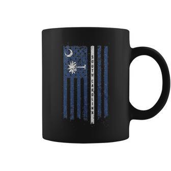 South Carolina State American Flag Coffee Mug | Favorety AU