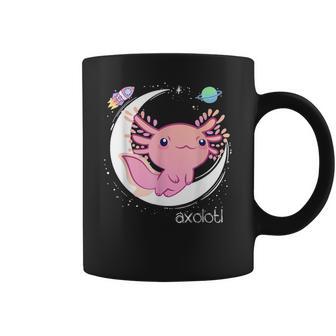 Space Axolotl Kawaii Pastel Goth Japanese Anime Gifts Men Women T-Shirt Graphic Print Casual Unisex Tee Coffee Mug | Favorety