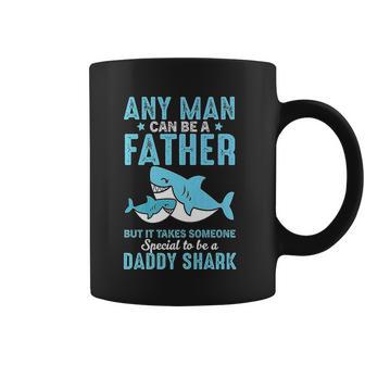 Special To Be A Daddy Shark Gift For Dad Papa Coffee Mug | Favorety DE