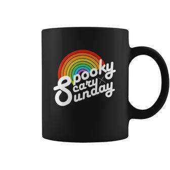 Spooky Scary Sunday Rainbow Funny Spooky Scary Sunday Trendy Funny Gift Coffee Mug | Favorety DE