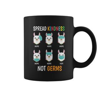 Spread Kindness Not Germs Llama Wrong Social Distancing Coffee Mug | Favorety