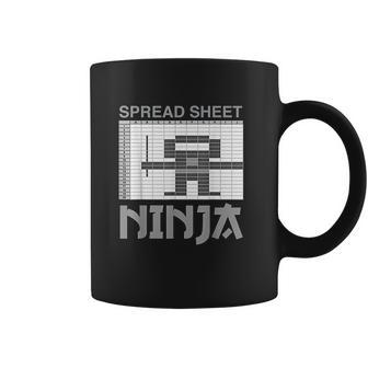 Spread Sheet Ninja Funny Office Party Excel Data Lover Coffee Mug | Favorety UK