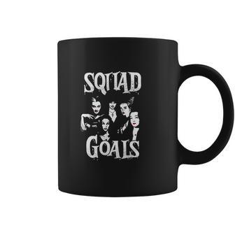 Squad Goals Creepy Girls Ghoul Girl Gang Elvira Vampira Morticia Addams Lily Graphic Gift Men Women Coffee Mug | Favorety UK