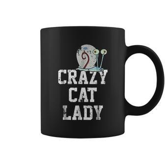 Squarepants Gary Crazy Cat Lady Graphic Coffee Mug | Favorety