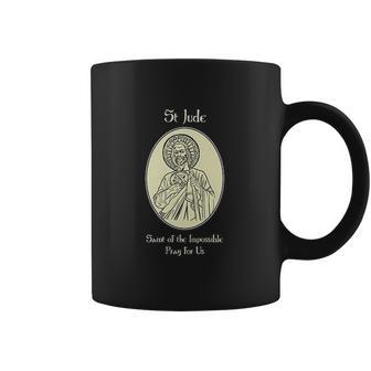 St Jude Pray For Us Catholic Christian Saint Prayer Coffee Mug | Favorety