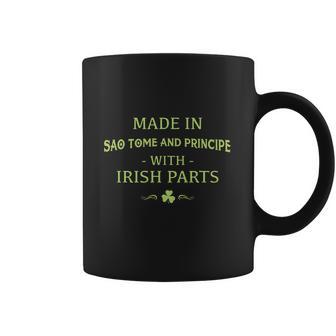 St Patricks Day Shamrock Made In Sao Tome And Principe With Irish Parts Country Love Proud Nationality Coffee Mug | Favorety DE