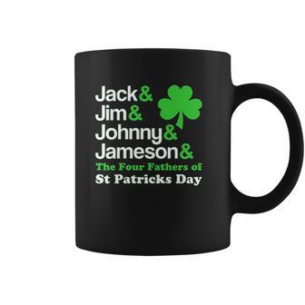 St Patricks Jack Jim Johnny Jameson The Four Fathers Coffee Mug | Favorety DE