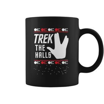 Star Trek Christmas Trek The Halls Ugly Apparel Coffee Mug | Favorety AU