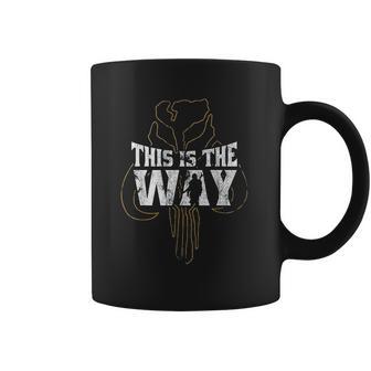 Star Wars The Mandalorian This Is The Way Mythosaur Overlay Coffee Mug | Favorety AU