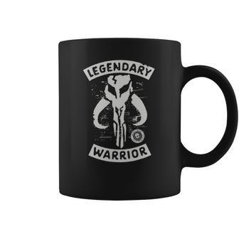 Star Wars The Mandalorian Skull Legendary Warrior T-Shirt Coffee Mug | Favorety