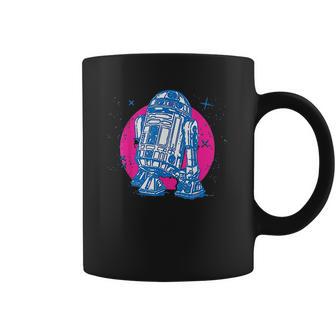 Star Wars R2-D2 Vintage Neon Retro Sparkly Badge Coffee Mug | Favorety CA