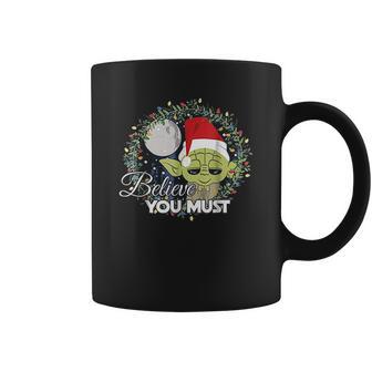 Star Wars Yoda Santa Believe You Must Christmas Reef Coffee Mug | Favorety DE