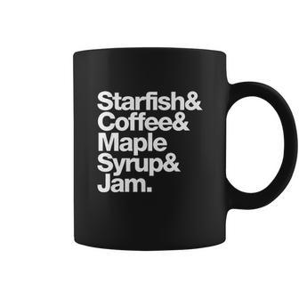 Starfish And Coffee Maple Syrup And Jam Coffee Mug | Favorety UK