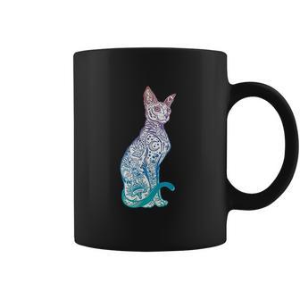 Stay Weird Pastel Goth Sphynx Cat Tattoo Kitten Coffee Mug | Favorety AU