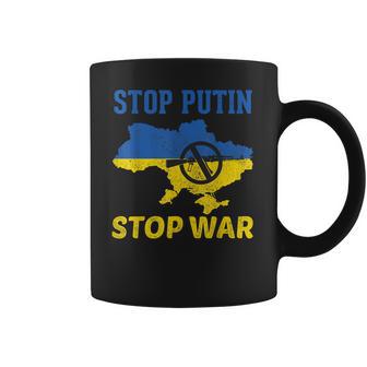 Stop Putin Stop War Stand With Ukraine Free Ukraine Support Men Women T-Shirt Graphic Print Casual Unisex Tee Coffee Mug | Favorety