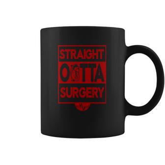 Straight Outta Surgery The Beat Goes On Coffee Mug | Favorety