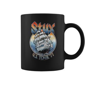 Styx 1977 Tour Black Coffee Mug | Favorety