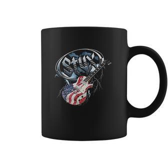 Styx Tall American Flag Guitar Coffee Mug | Favorety UK