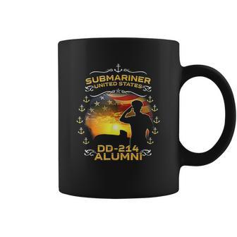 Submarine Dd 214 Veteran Military American Flag Coffee Mug | Favorety CA