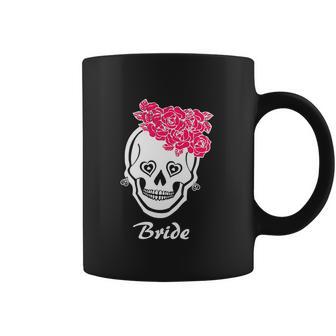 Sugar Skull Halloween Wedding Day Of The Dead Bride Graphic Design Printed Casual Daily Basic Coffee Mug | Favorety AU